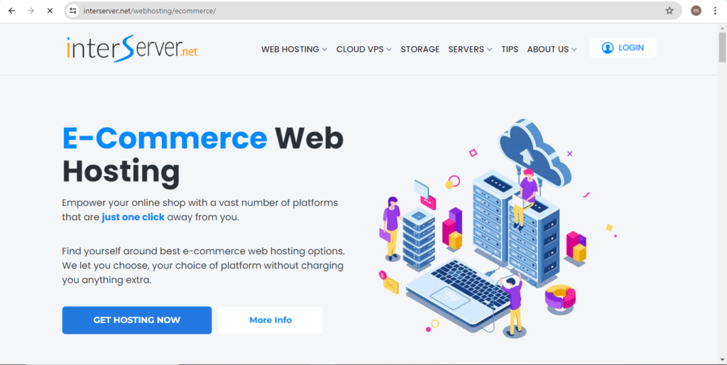 E-commerce Web hosting