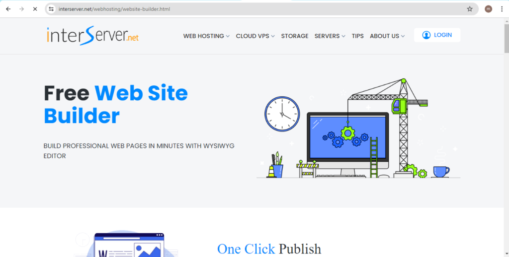 Free website builder