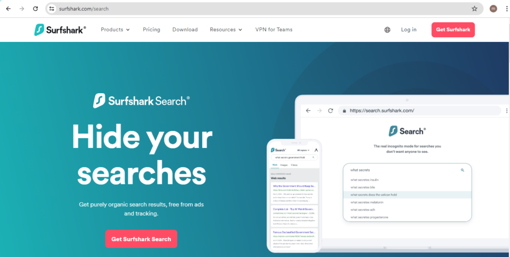 Surfshark Search